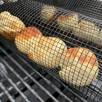 Amazon.co.jp: バーベキュー 網 焼き筒 3個セット ステンレス